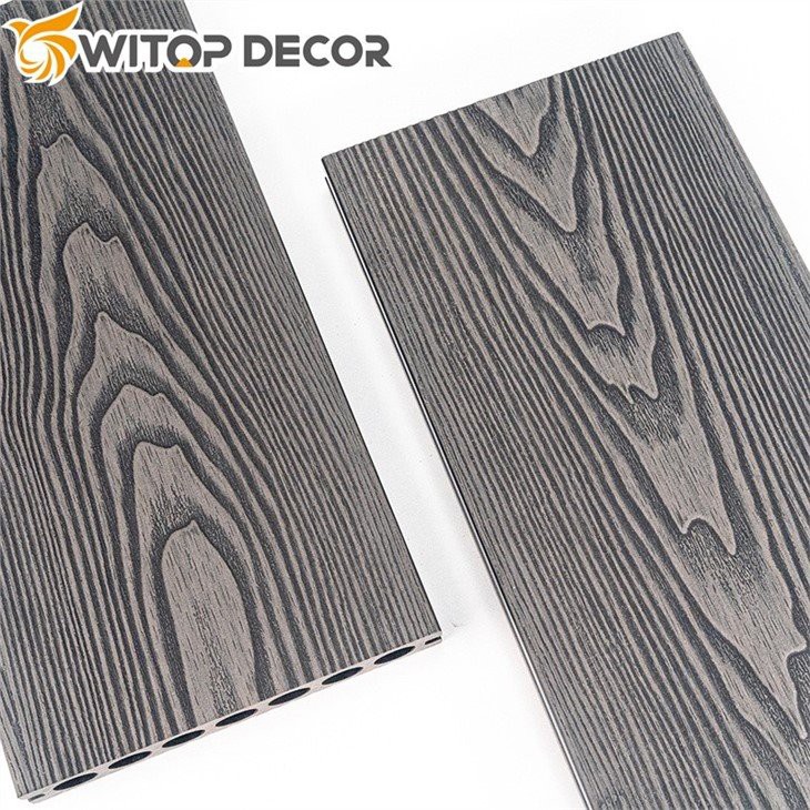 wpc 3d embossing decking