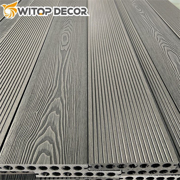 wpc composite 3d embossing decking
